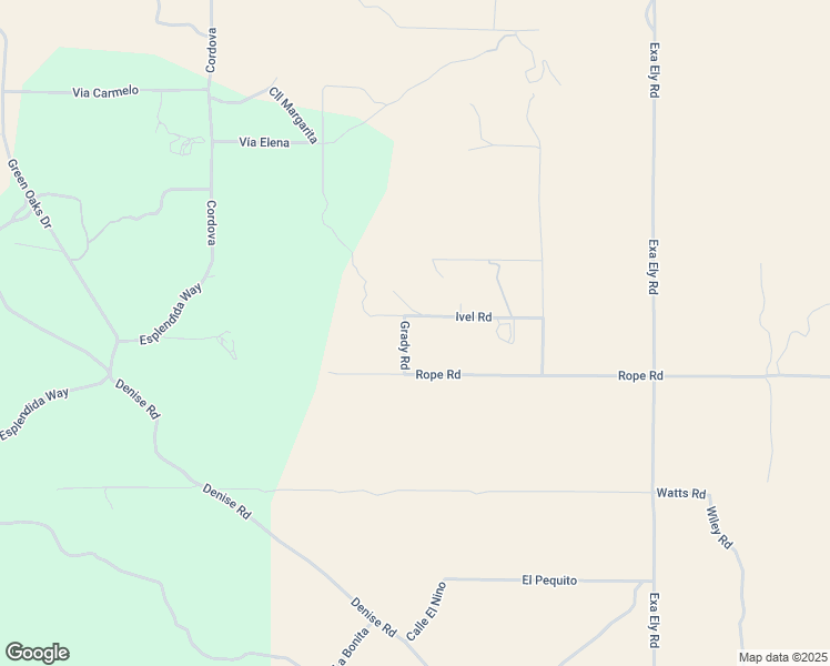 map of restaurants, bars, coffee shops, grocery stores, and more near 40632 Grady Road in Hemet
