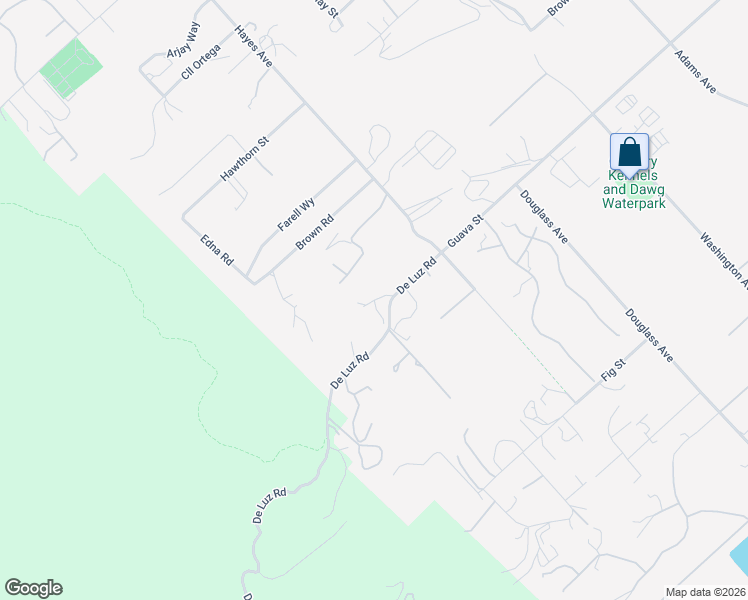 map of restaurants, bars, coffee shops, grocery stores, and more near 31885 De Luz Road in Murrieta