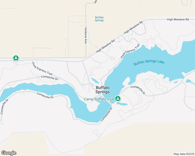 map of restaurants, bars, coffee shops, grocery stores, and more near 230 Bull Rider Road in Buffalo Springs