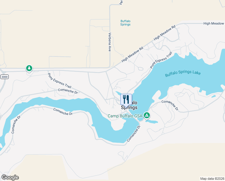 map of restaurants, bars, coffee shops, grocery stores, and more near Chuck Wagon Road in Lubbock