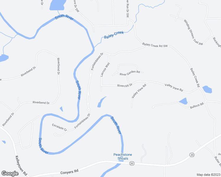 map of restaurants, bars, coffee shops, grocery stores, and more near 1030 Riverclift Drive in Covington