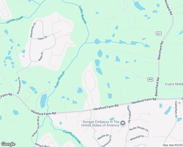 map of restaurants, bars, coffee shops, grocery stores, and more near 909 Rollo Domino Circle in Evans