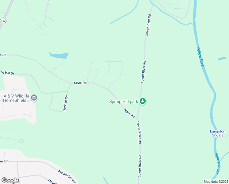 map of restaurants, bars, coffee shops, grocery stores, and more near 3103 Mote Road in Covington