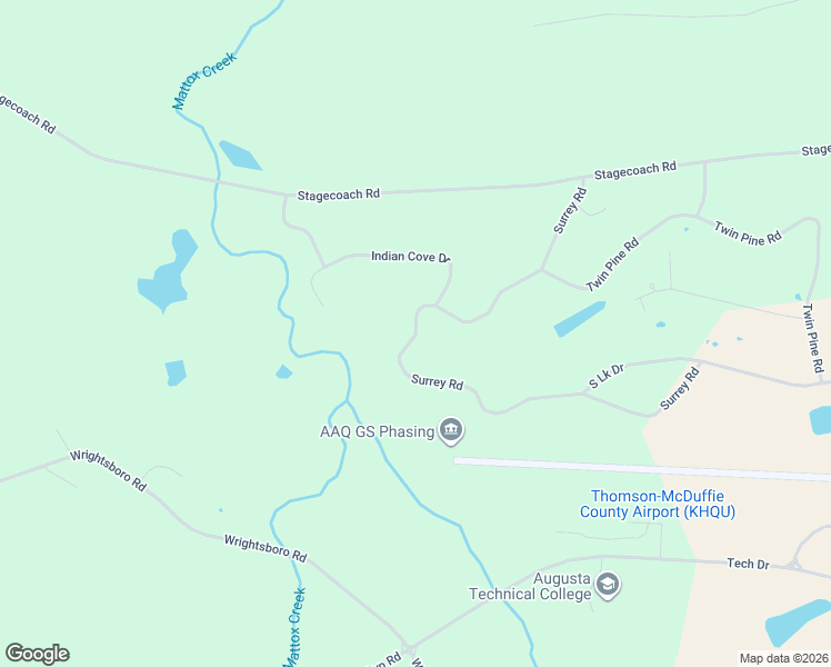 map of restaurants, bars, coffee shops, grocery stores, and more near 3267 Surrey Road in Thomson