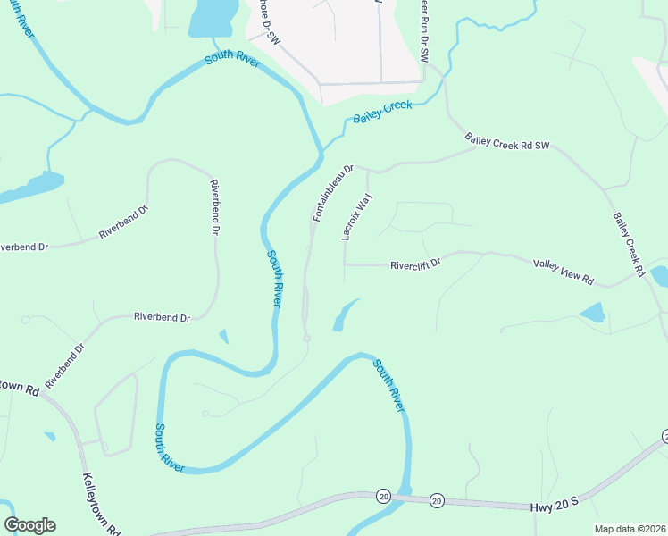 map of restaurants, bars, coffee shops, grocery stores, and more near 2121 Lacroix Way in Conyers