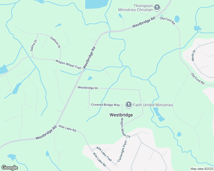 map of restaurants, bars, coffee shops, grocery stores, and more near 515 Westbridge Drive in Fayetteville