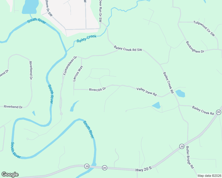 map of restaurants, bars, coffee shops, grocery stores, and more near 1012 Riverclift Drive in Covington