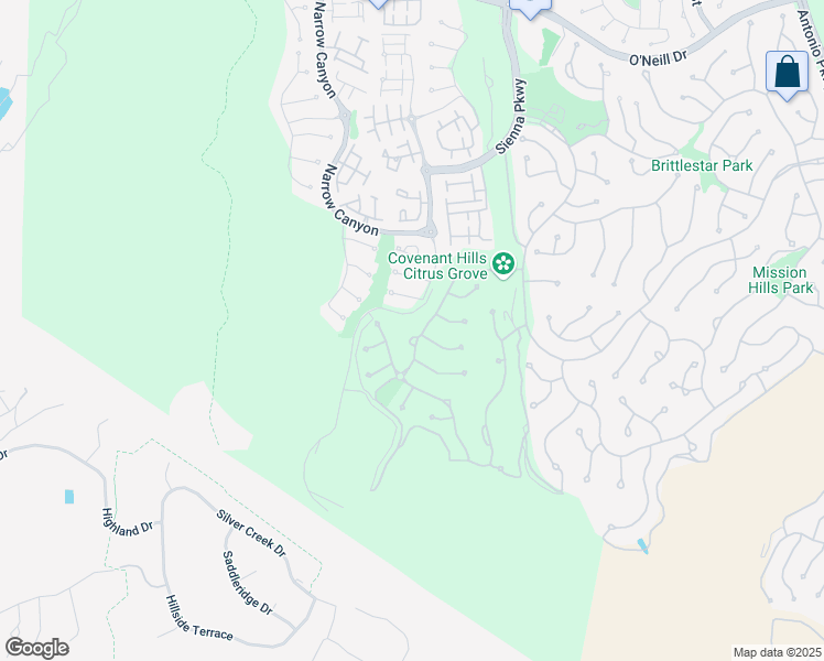 map of restaurants, bars, coffee shops, grocery stores, and more near 1 Cambridge Road in Mission Viejo