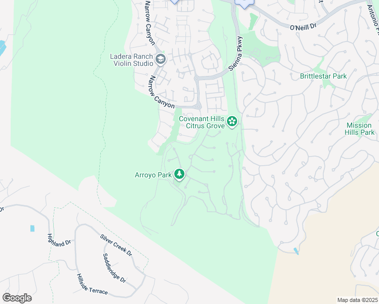 map of restaurants, bars, coffee shops, grocery stores, and more near 1 Cambridge Road in Mission Viejo