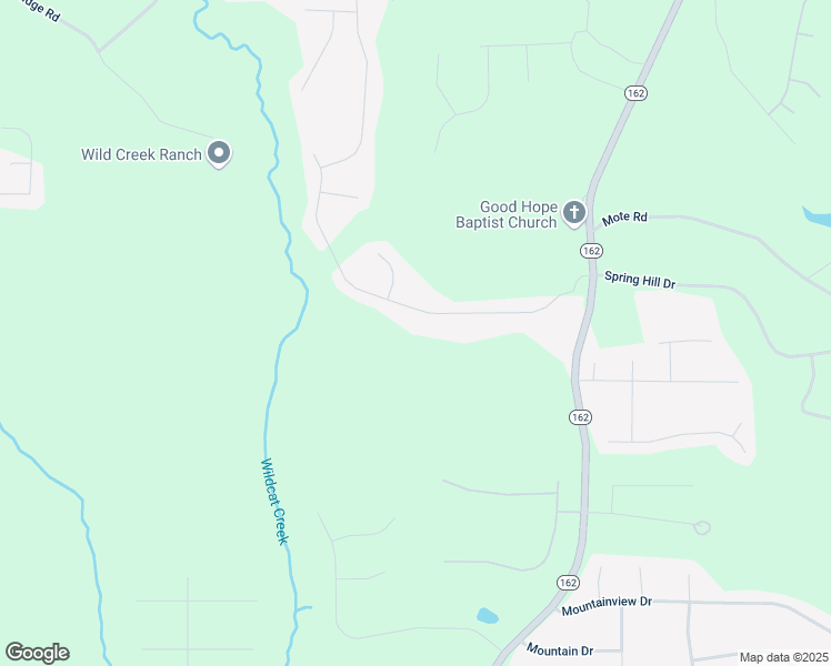 map of restaurants, bars, coffee shops, grocery stores, and more near 195 Long Creek Drive in Covington