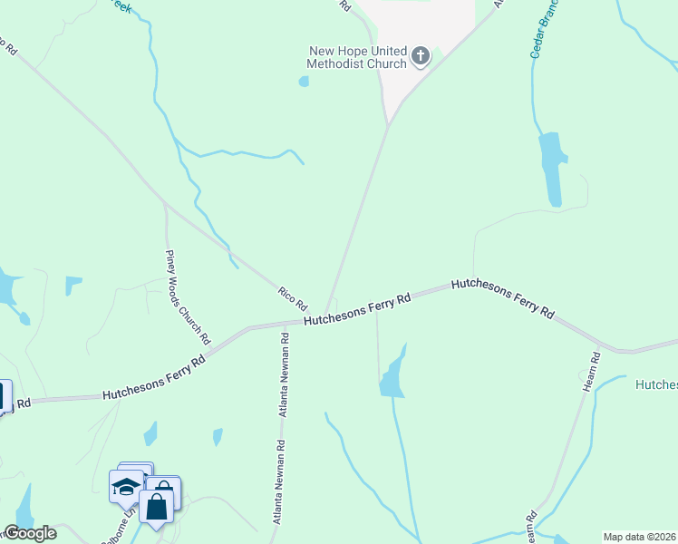 map of restaurants, bars, coffee shops, grocery stores, and more near 10395 Hutchesons Ferry Road in Palmetto