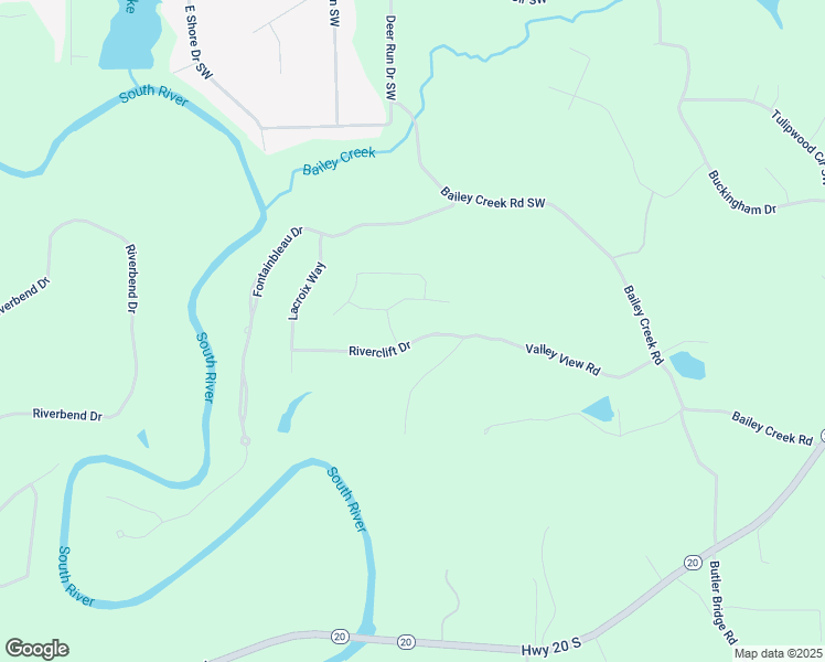 map of restaurants, bars, coffee shops, grocery stores, and more near 1011 Riverclift Drive in Covington