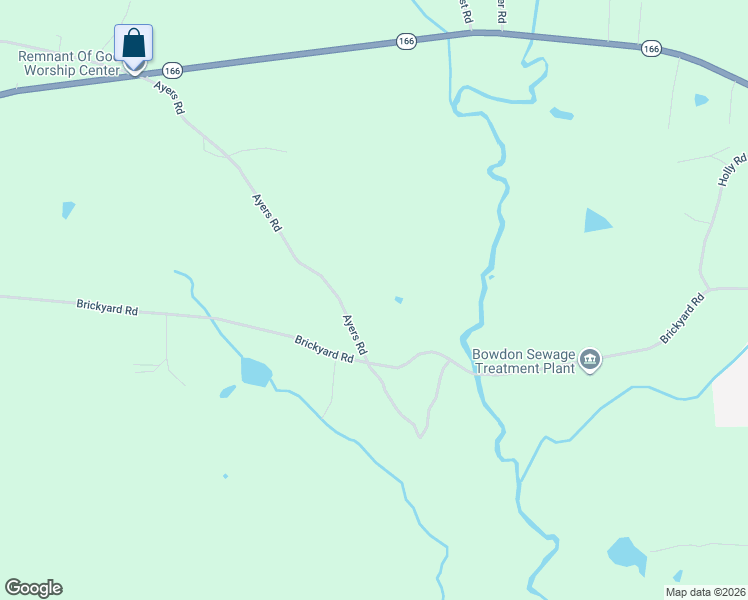 map of restaurants, bars, coffee shops, grocery stores, and more near 427 Ayers Road in Bowdon