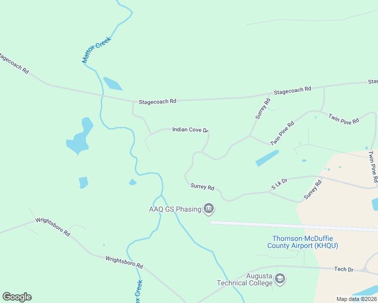 map of restaurants, bars, coffee shops, grocery stores, and more near 3267-3313 Surrey Road in Thomson