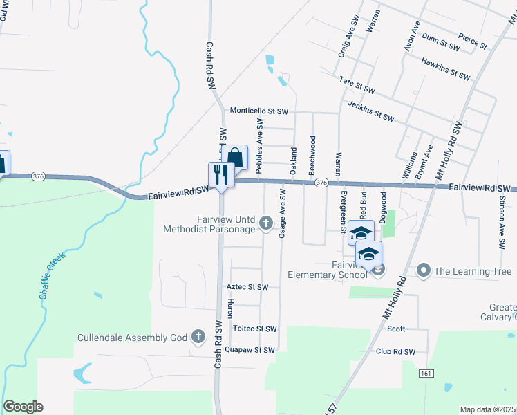 map of restaurants, bars, coffee shops, grocery stores, and more near 2735 Cherokee Avenue in Camden