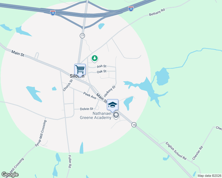 map of restaurants, bars, coffee shops, grocery stores, and more near 1070 Hickory Lane in White Plains