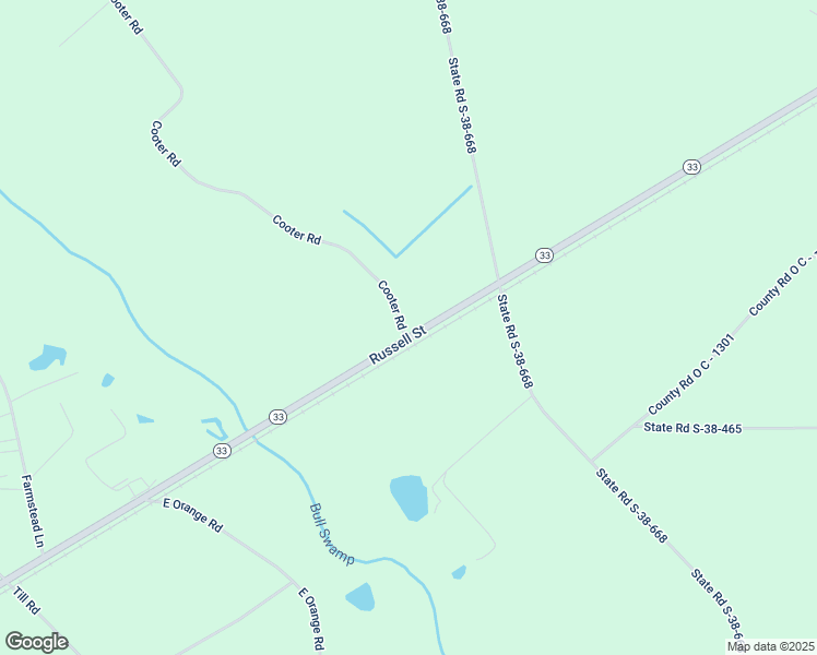 map of restaurants, bars, coffee shops, grocery stores, and more near 559 Russell Street in Orangeburg