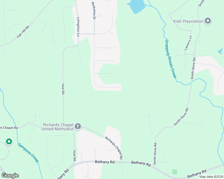 map of restaurants, bars, coffee shops, grocery stores, and more near 450 Berkshire Drive in Covington