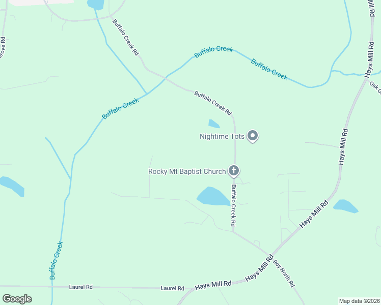map of restaurants, bars, coffee shops, grocery stores, and more near 541 Buffalo Creek Road in Carrollton