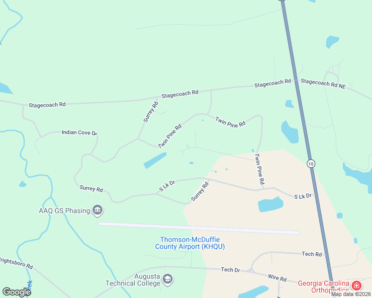 map of restaurants, bars, coffee shops, grocery stores, and more near 2998 Deer Trail Rd in Thomson