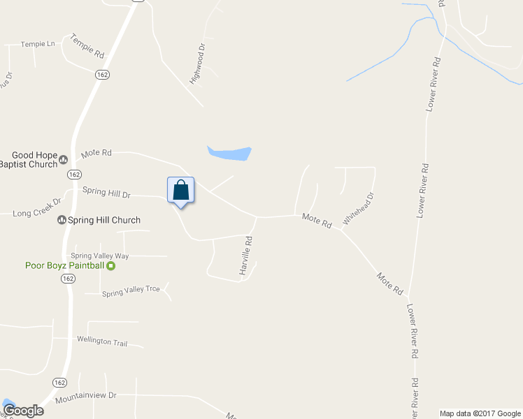 map of restaurants, bars, coffee shops, grocery stores, and more near 1575 Mote Road in Covington