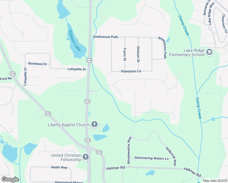 map of restaurants, bars, coffee shops, grocery stores, and more near 165 Longcreek Drive in Fayetteville