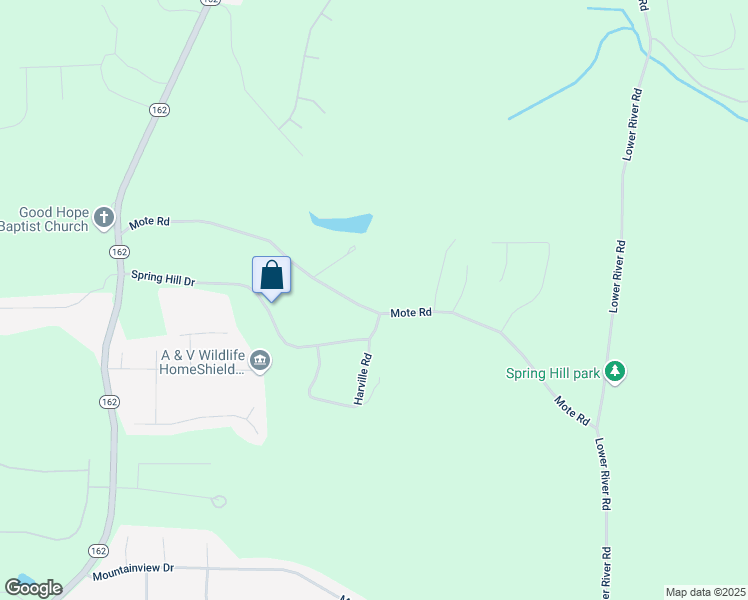 map of restaurants, bars, coffee shops, grocery stores, and more near 1405 Mote Road in Covington