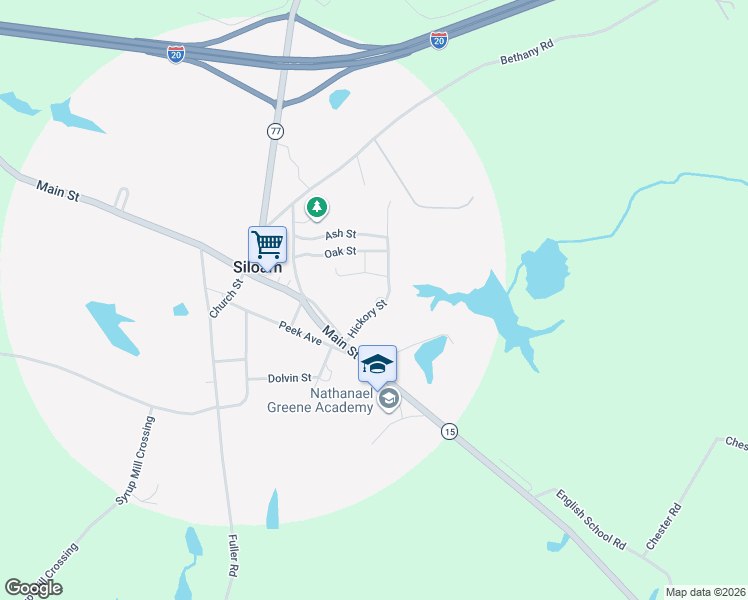 map of restaurants, bars, coffee shops, grocery stores, and more near 1070 Hickory Lane in White Plains