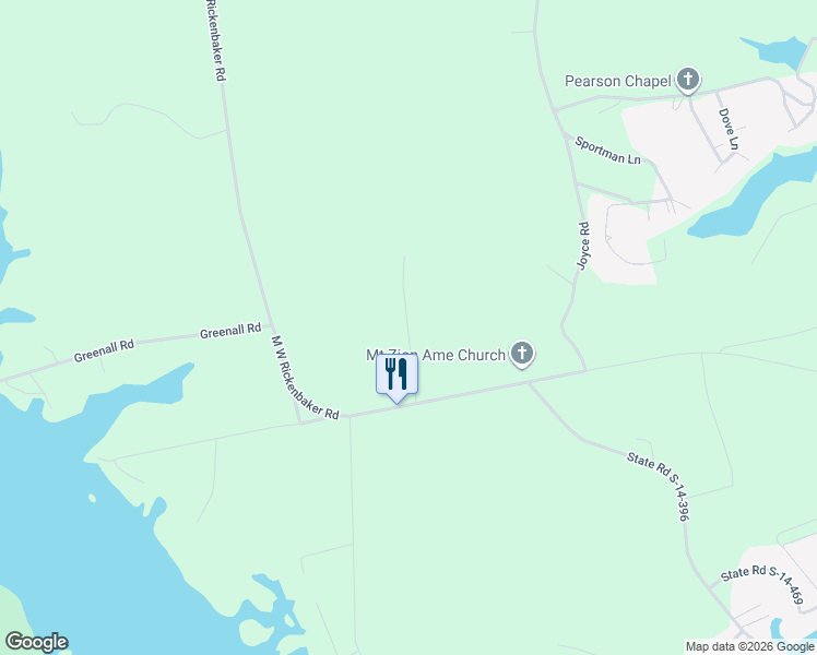 map of restaurants, bars, coffee shops, grocery stores, and more near 1185 Muldoon Drive in Summerton