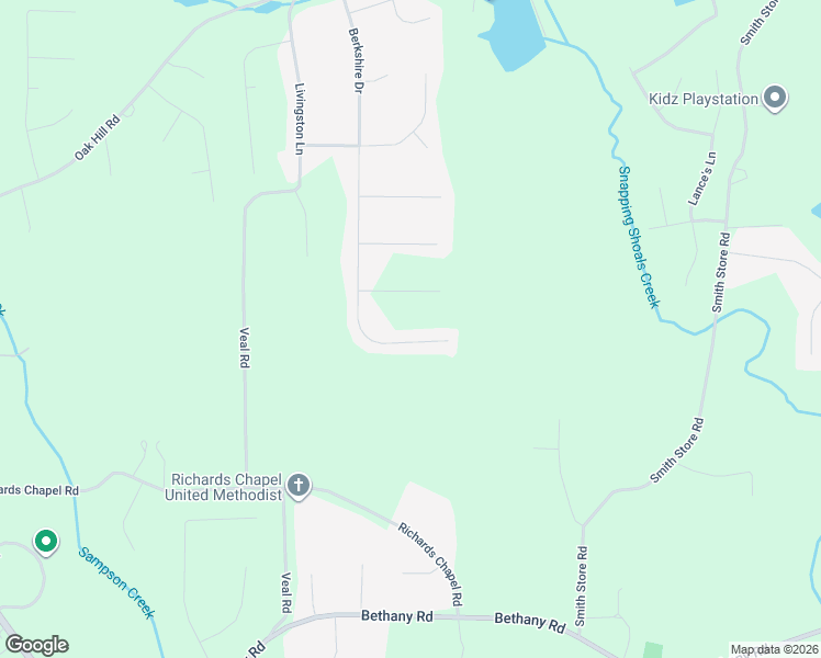 map of restaurants, bars, coffee shops, grocery stores, and more near 450 Berkshire Drive in Covington