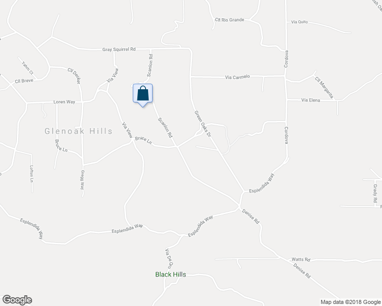 map of restaurants, bars, coffee shops, grocery stores, and more near 39475 Bruce Lane in Temecula