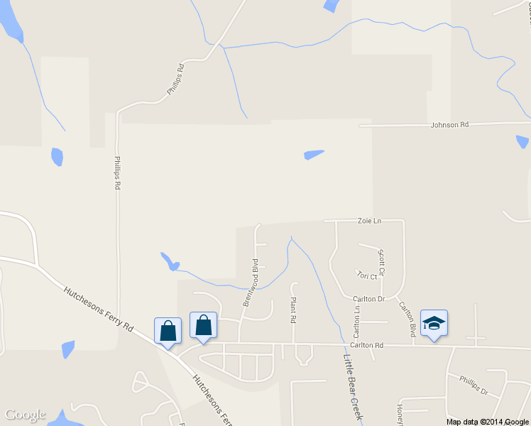 map of restaurants, bars, coffee shops, grocery stores, and more near 535 Brentwood Blvd in Palmetto