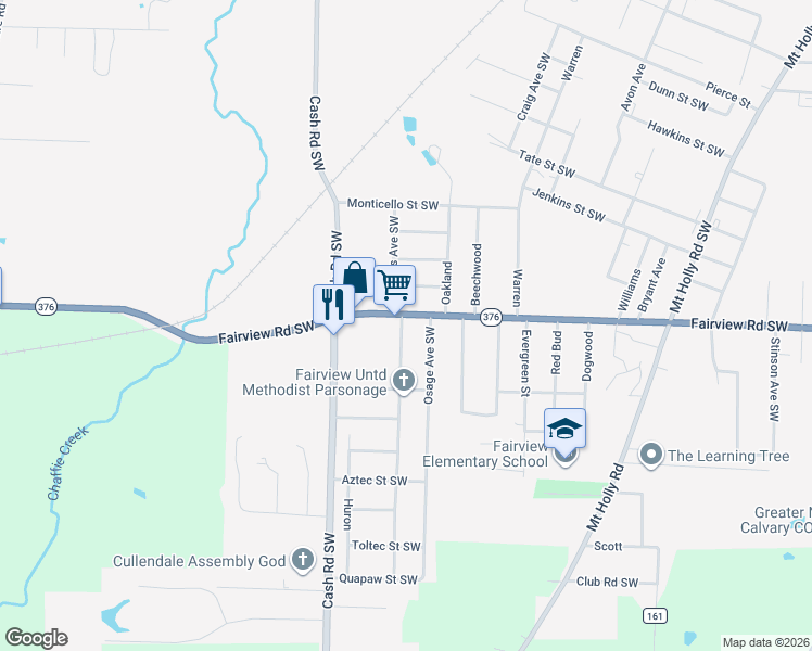 map of restaurants, bars, coffee shops, grocery stores, and more near 2735 Cherokee Avenue in Camden