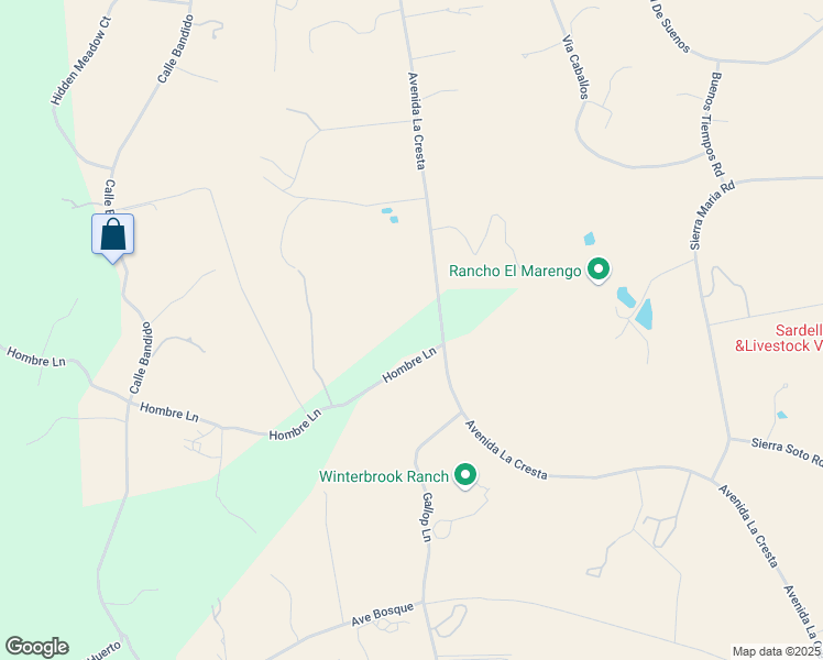 map of restaurants, bars, coffee shops, grocery stores, and more near 40075 Avenida La Cresta in Murrieta