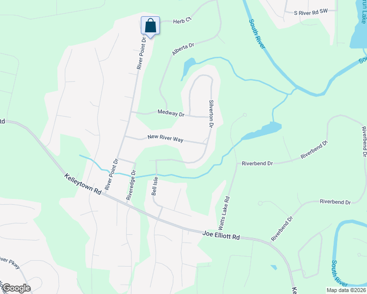 map of restaurants, bars, coffee shops, grocery stores, and more near 419 Silverton Drive in McDonough