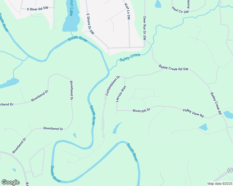 map of restaurants, bars, coffee shops, grocery stores, and more near 2111 Lacroix Way in Conyers