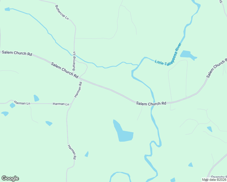 map of restaurants, bars, coffee shops, grocery stores, and more near 980 Salem Church Road in Carrollton