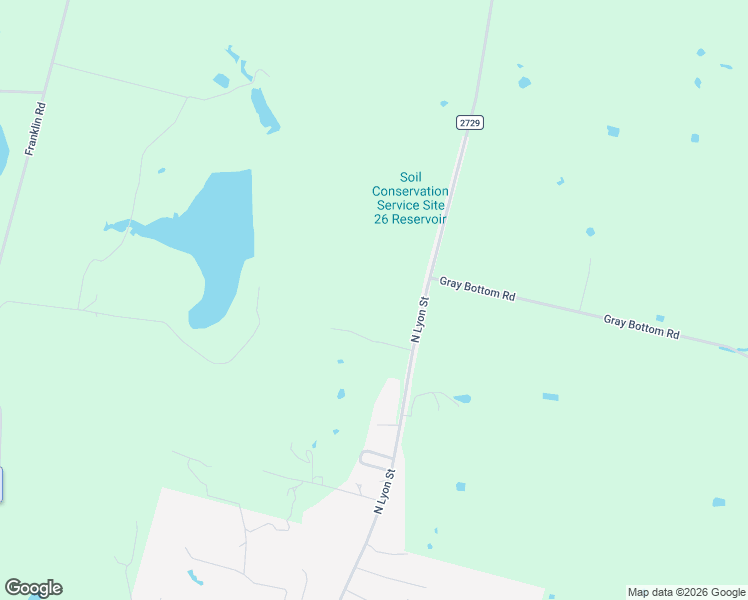 map of restaurants, bars, coffee shops, grocery stores, and more near 1699 Farm to Market Road 2729 in Whitewright