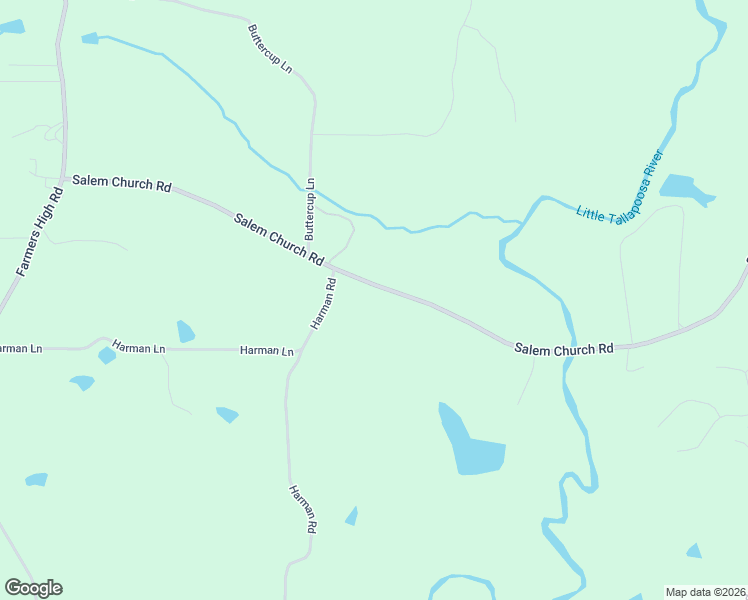 map of restaurants, bars, coffee shops, grocery stores, and more near 980-1032 Salem Church Road in Carrollton