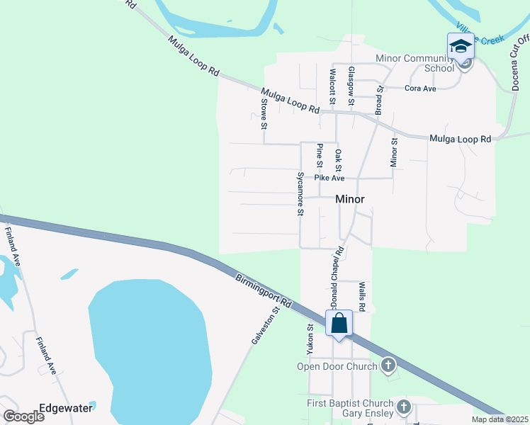 map of restaurants, bars, coffee shops, grocery stores, and more near 3324 Central Avenue in Birmingham