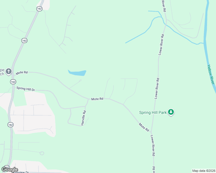map of restaurants, bars, coffee shops, grocery stores, and more near 65 Mote Crossing Road in Covington