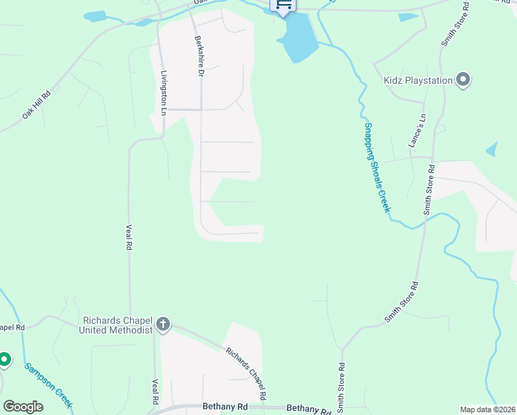 map of restaurants, bars, coffee shops, grocery stores, and more near 90 Berkshire Trce in Covington