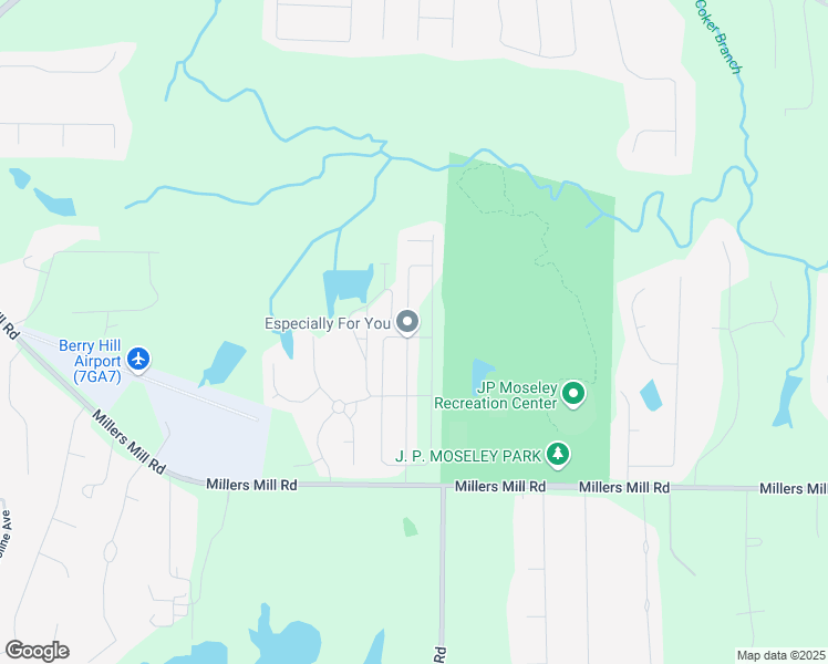 map of restaurants, bars, coffee shops, grocery stores, and more near 192 Montgomery Drive in Stockbridge
