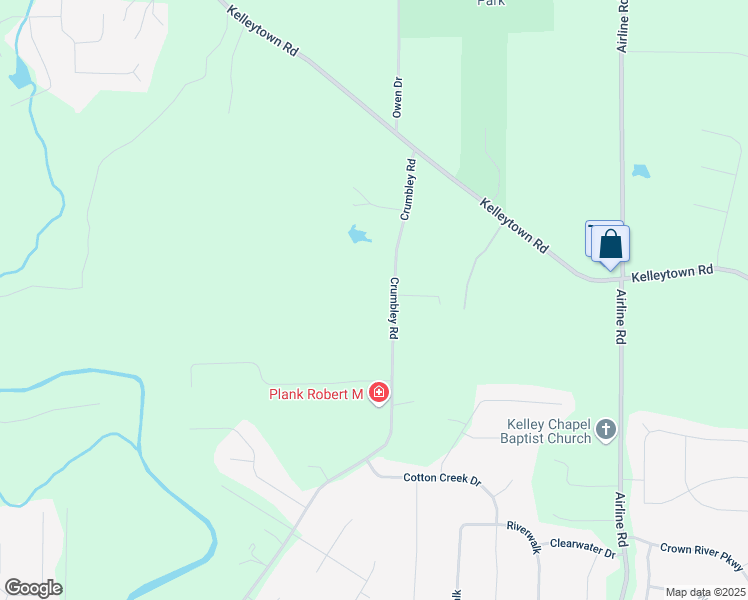 map of restaurants, bars, coffee shops, grocery stores, and more near 1715 Crumbley Road in McDonough
