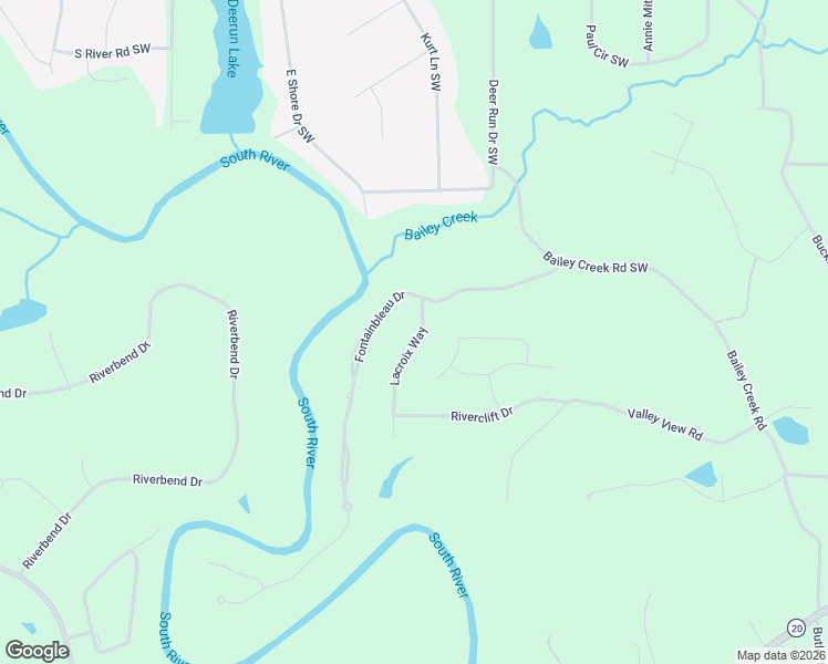 map of restaurants, bars, coffee shops, grocery stores, and more near 2105 Lacroix Way in Conyers
