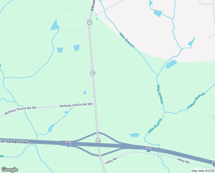 map of restaurants, bars, coffee shops, grocery stores, and more near 1050 Sparta Rd SE in Crawfordville