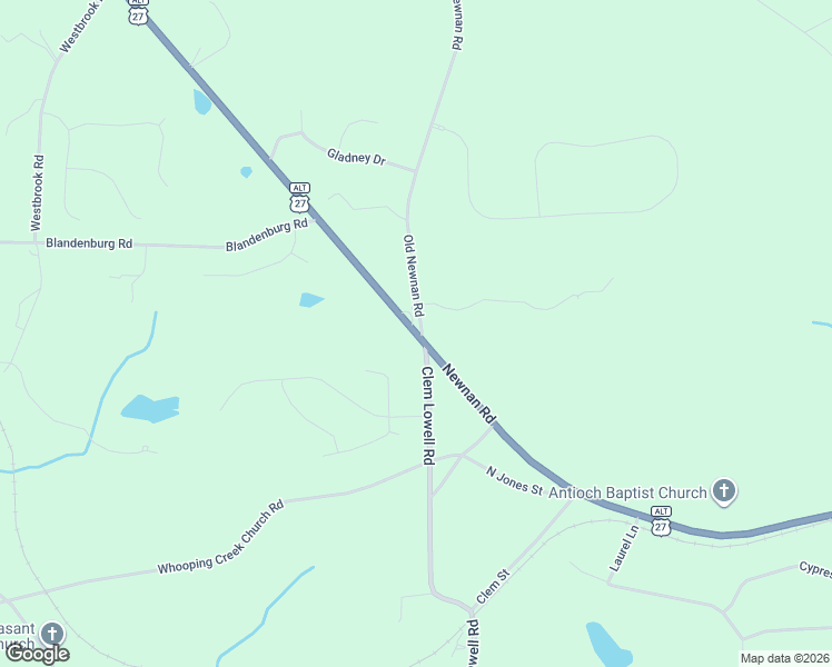 map of restaurants, bars, coffee shops, grocery stores, and more near 2489 Newnan Road in Carrollton