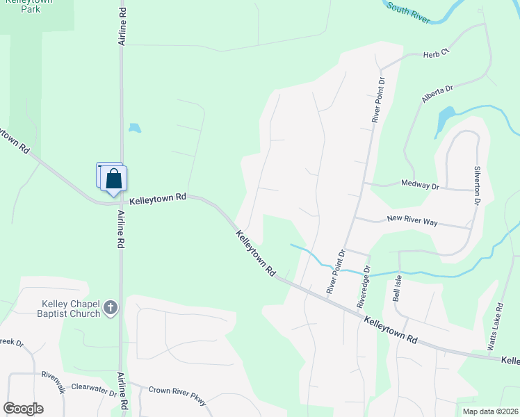 map of restaurants, bars, coffee shops, grocery stores, and more near 1104 Sequoia Trail in McDonough