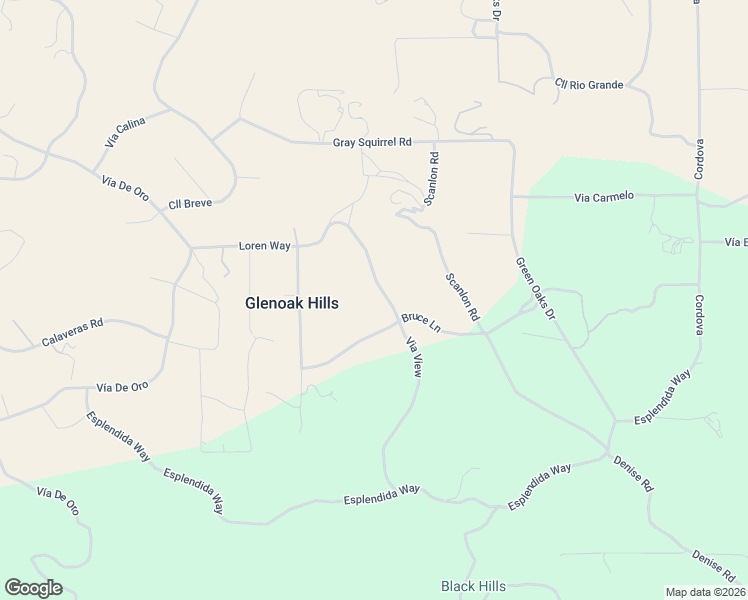 map of restaurants, bars, coffee shops, grocery stores, and more near Bruce Lane in Riverside County