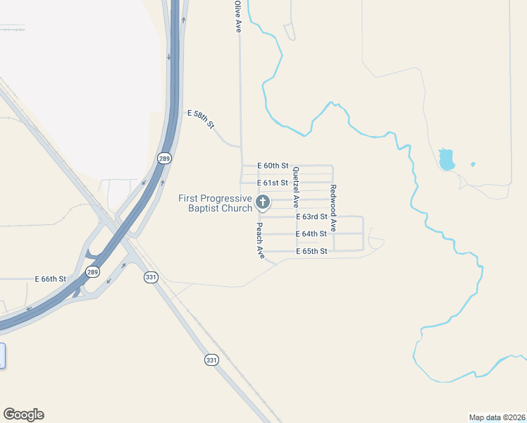 map of restaurants, bars, coffee shops, grocery stores, and more near 4205 East 62nd Street in Lubbock